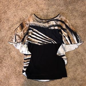 Animal print top